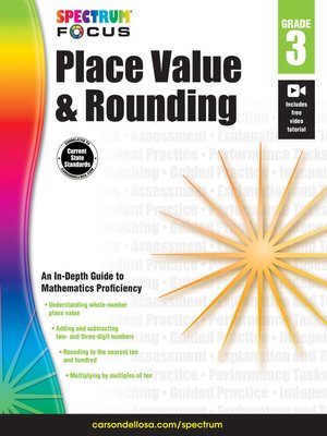 cover image of Spectrum Place Value and Rounding, Grade 3